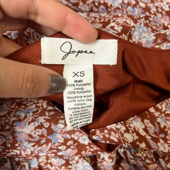 Popana Floral blouse long sleeve size XSmall - Picture 4 of 6